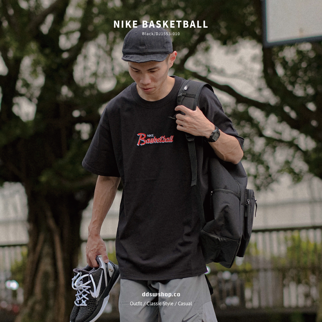 Nike Basketball The Nike Tee 立體 電繡 黑色 DJ1533-010