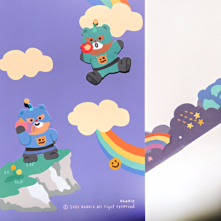 Khakiz Sticker－Hero Ligom (Korean Stationery Brand)