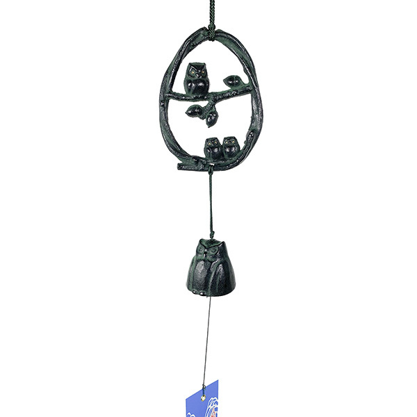 【岩戶鑄工所】貓頭鷹家族 風鈴