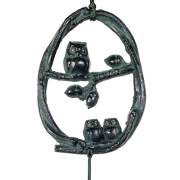 【岩戶鑄工所】貓頭鷹家族 風鈴