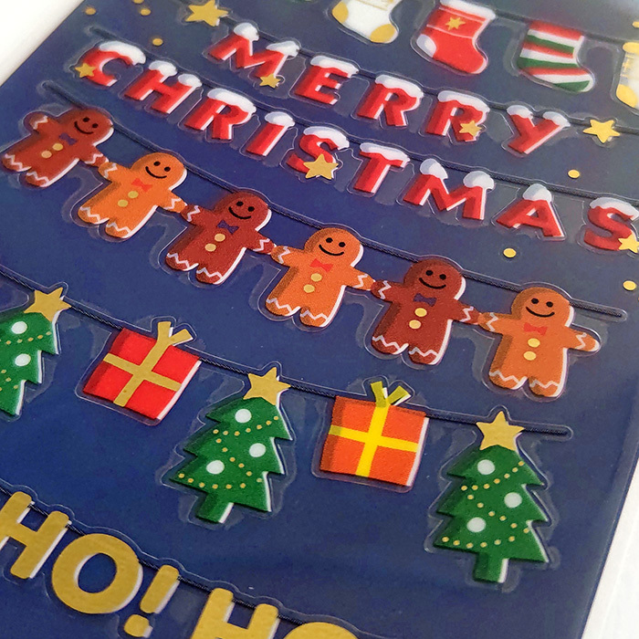 Mind Wave Sticker－Christmas Garland (Japanese Stationery Brand)