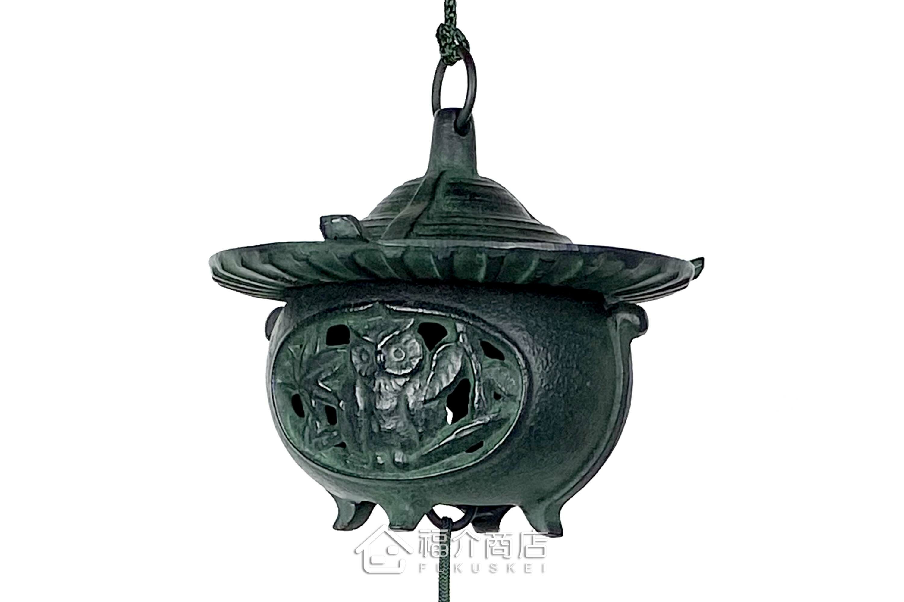 金屬做的貓頭鷹鑄鐵風鈴