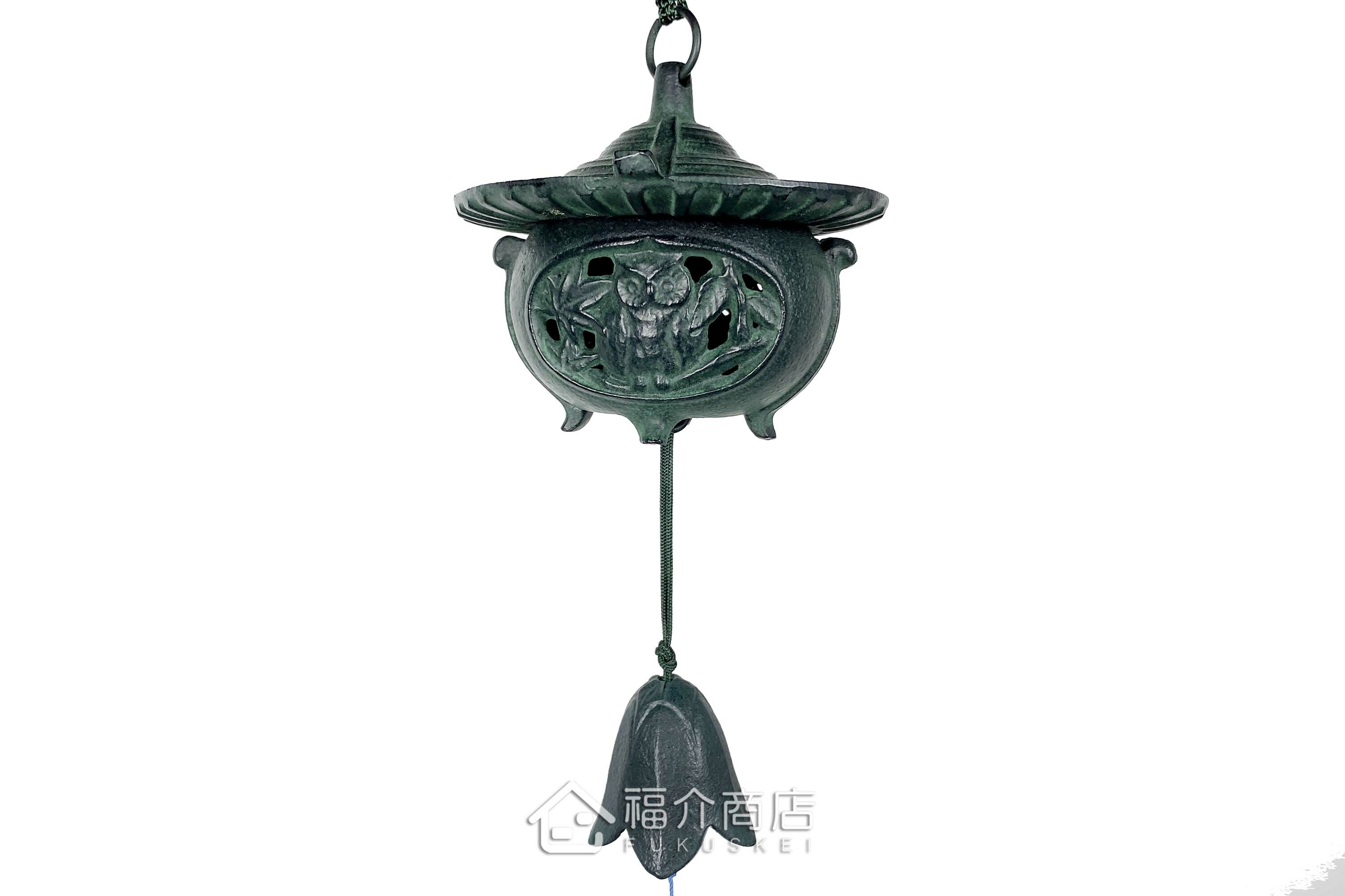 金屬做的貓頭鷹鑄鐵風鈴