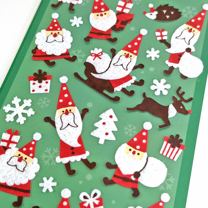 Mind Wave Sticker－Santa Brothers (Japanese Stationery Brand)