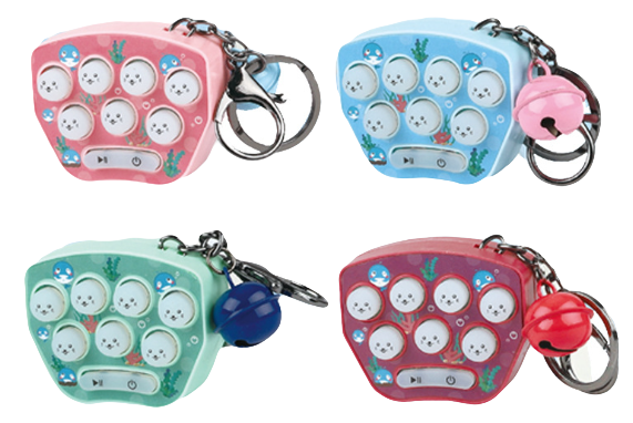 掌上打地鼠遊戲機鑰匙扣 LZ8807