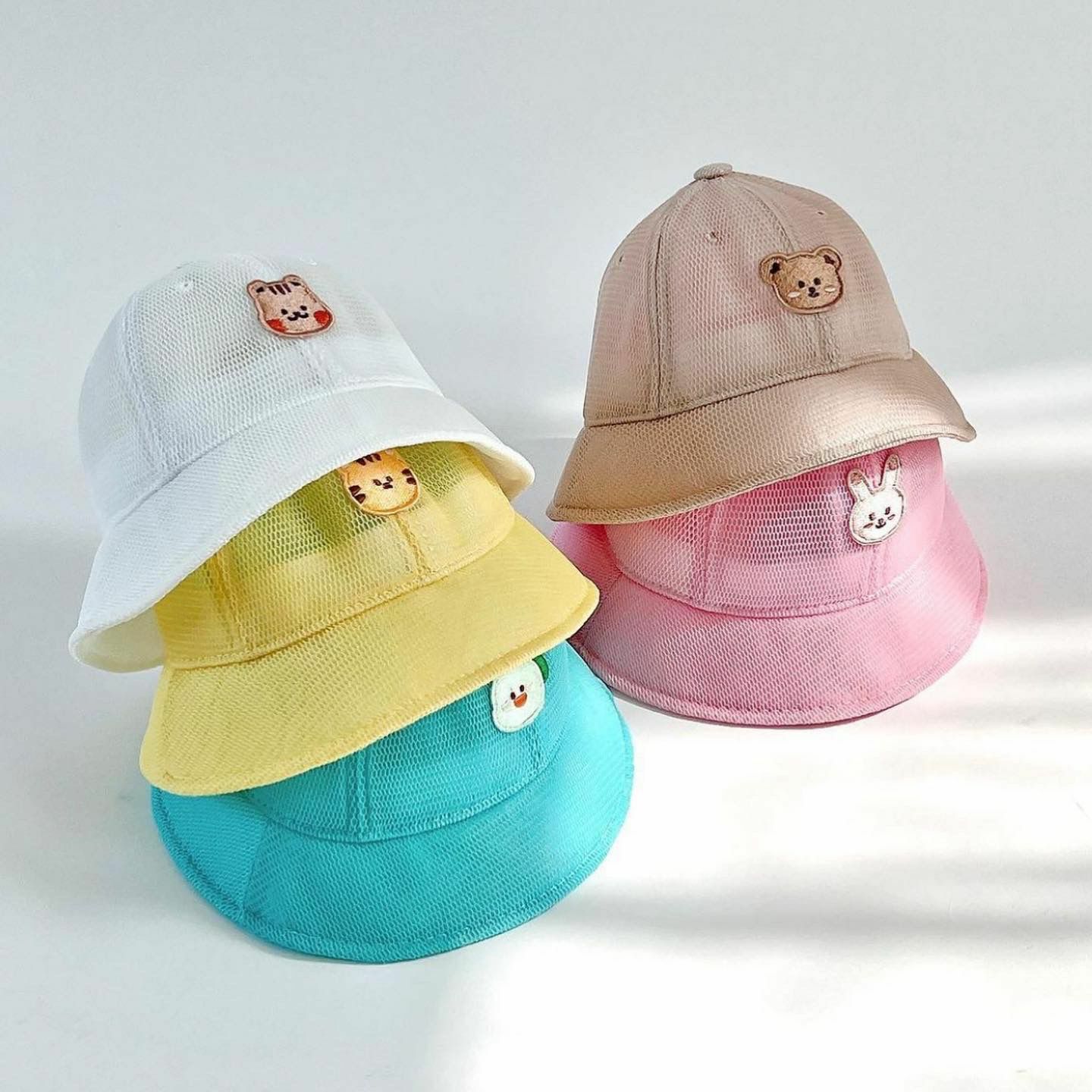 DOT TO DOT夏日透氣可愛漁夫帽 (可配防疫罩)