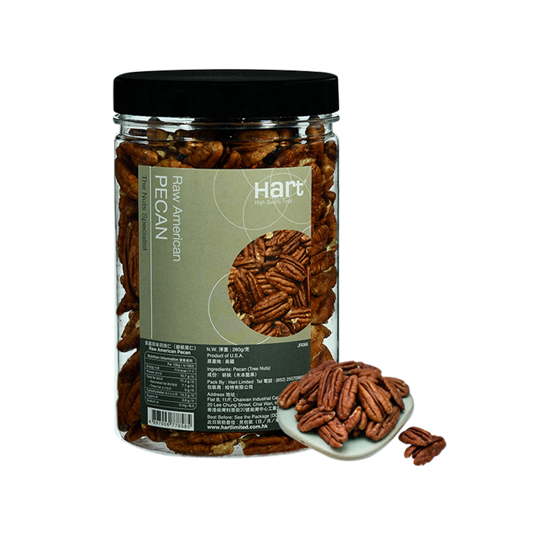 哈特 美國原味胡桃仁(碧根果仁) 260g [食用日期︰1/12/2026]