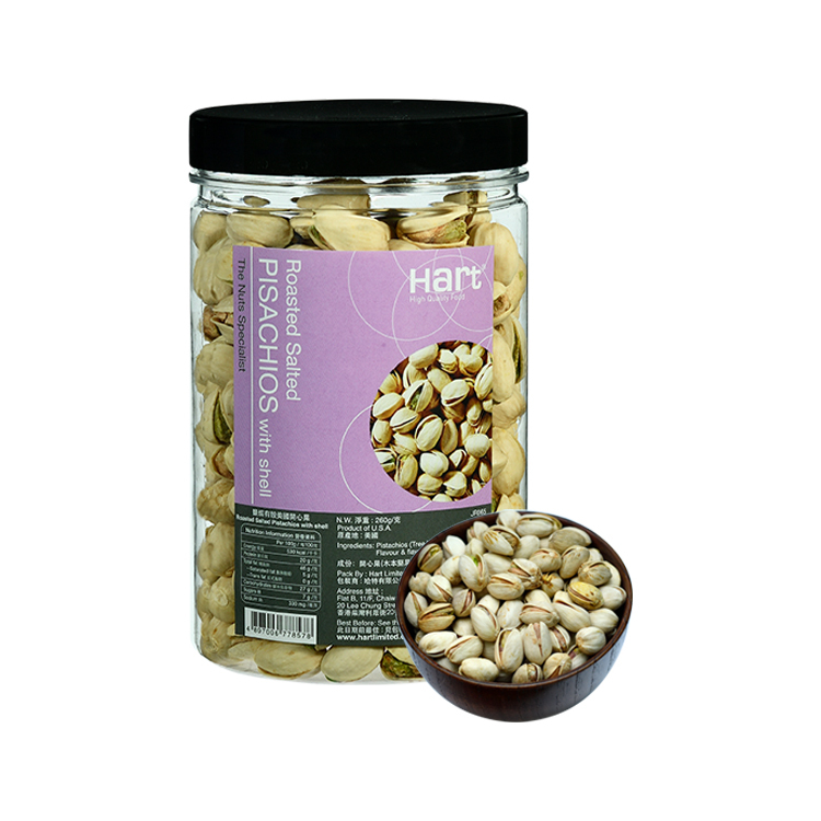 哈特 鹽焗有殼美國開心果 260g [食用日期︰1/9/2026]