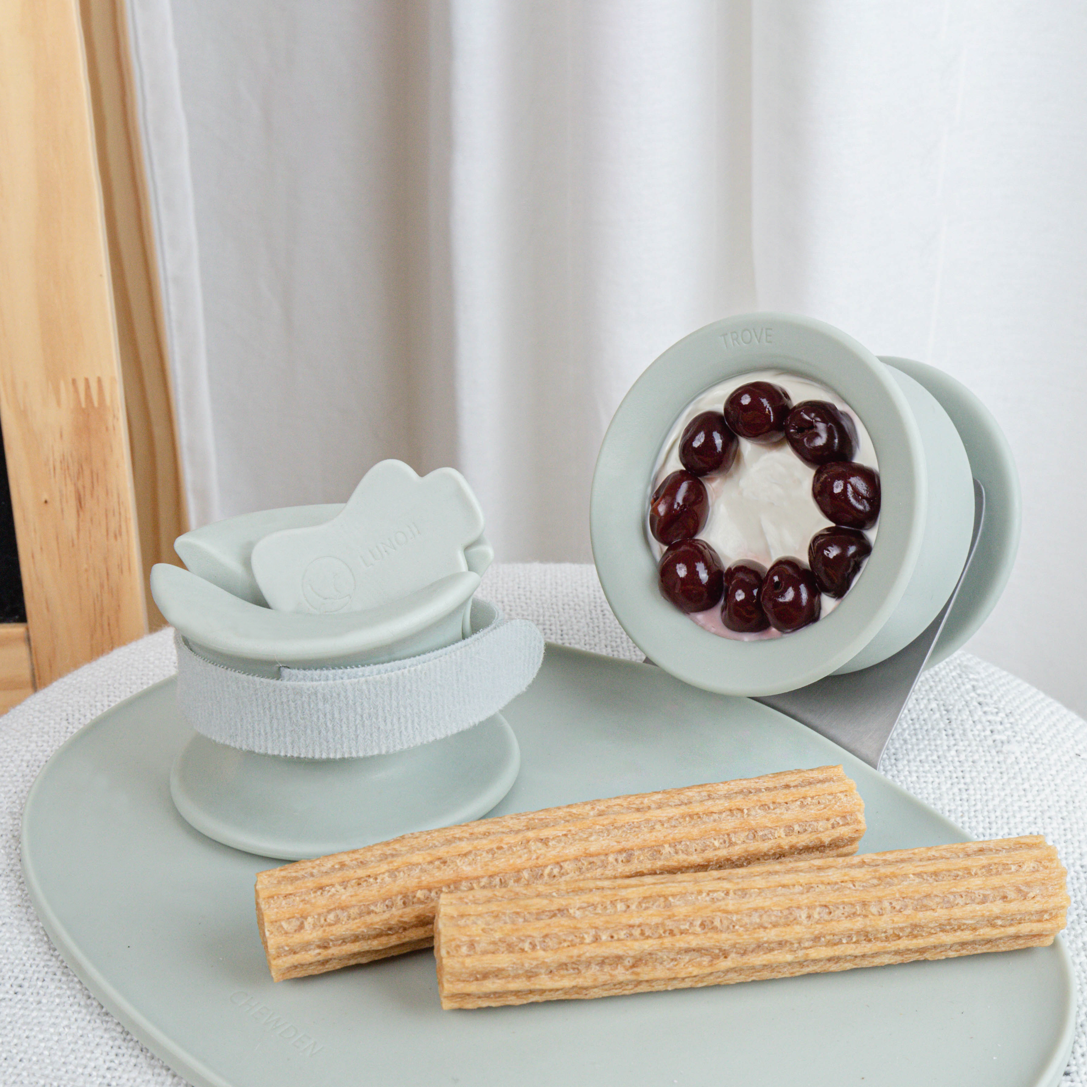 CHEWDEN 互動式慢食咀嚼座｜三套件組合 - LUNOJI