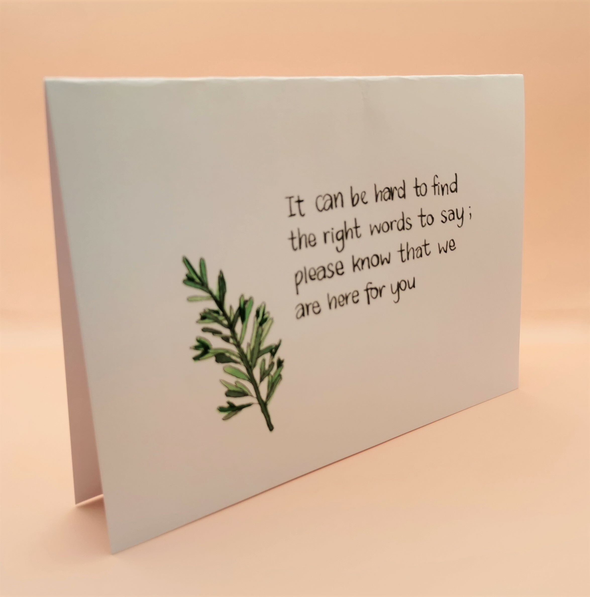 慰問卡 / 萬用卡  (We are here for you)