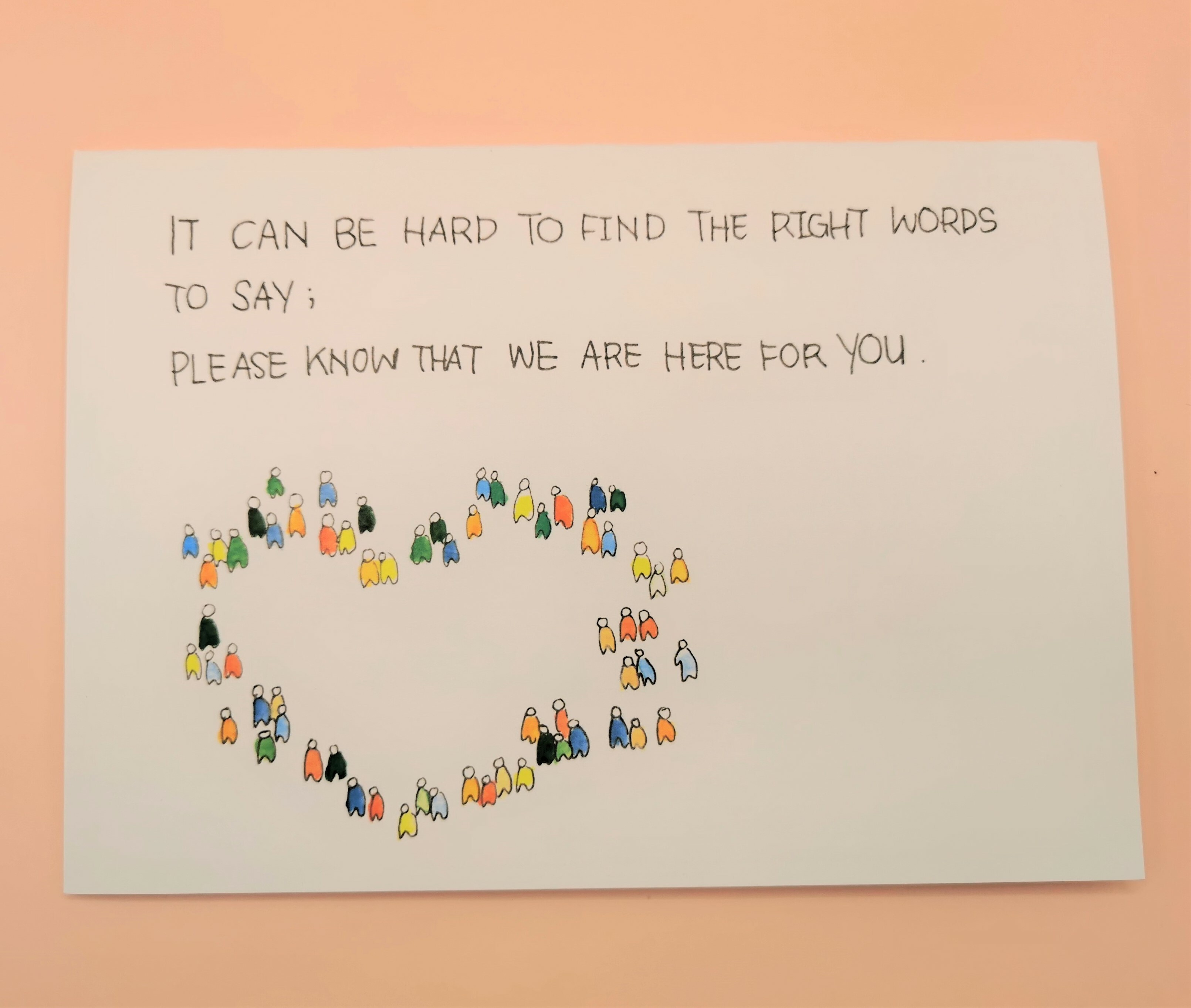 慰問卡 / 萬用卡  (We are here for you)