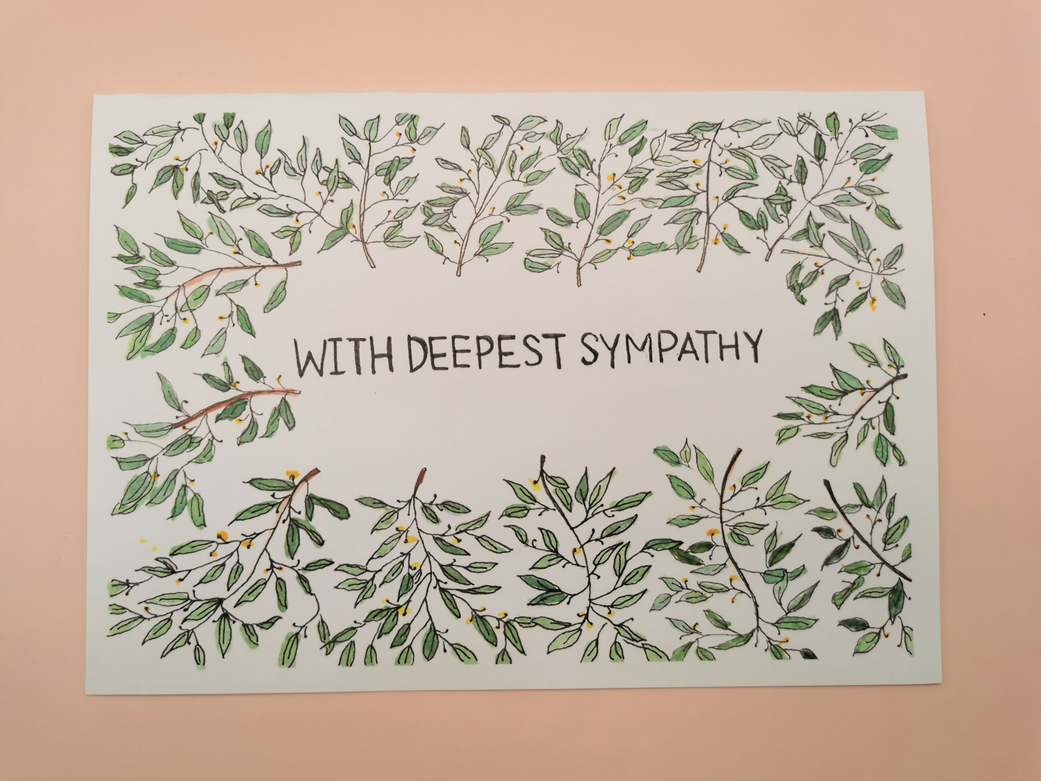 慰問卡 / 萬用卡  (With Deepest Sympathy)