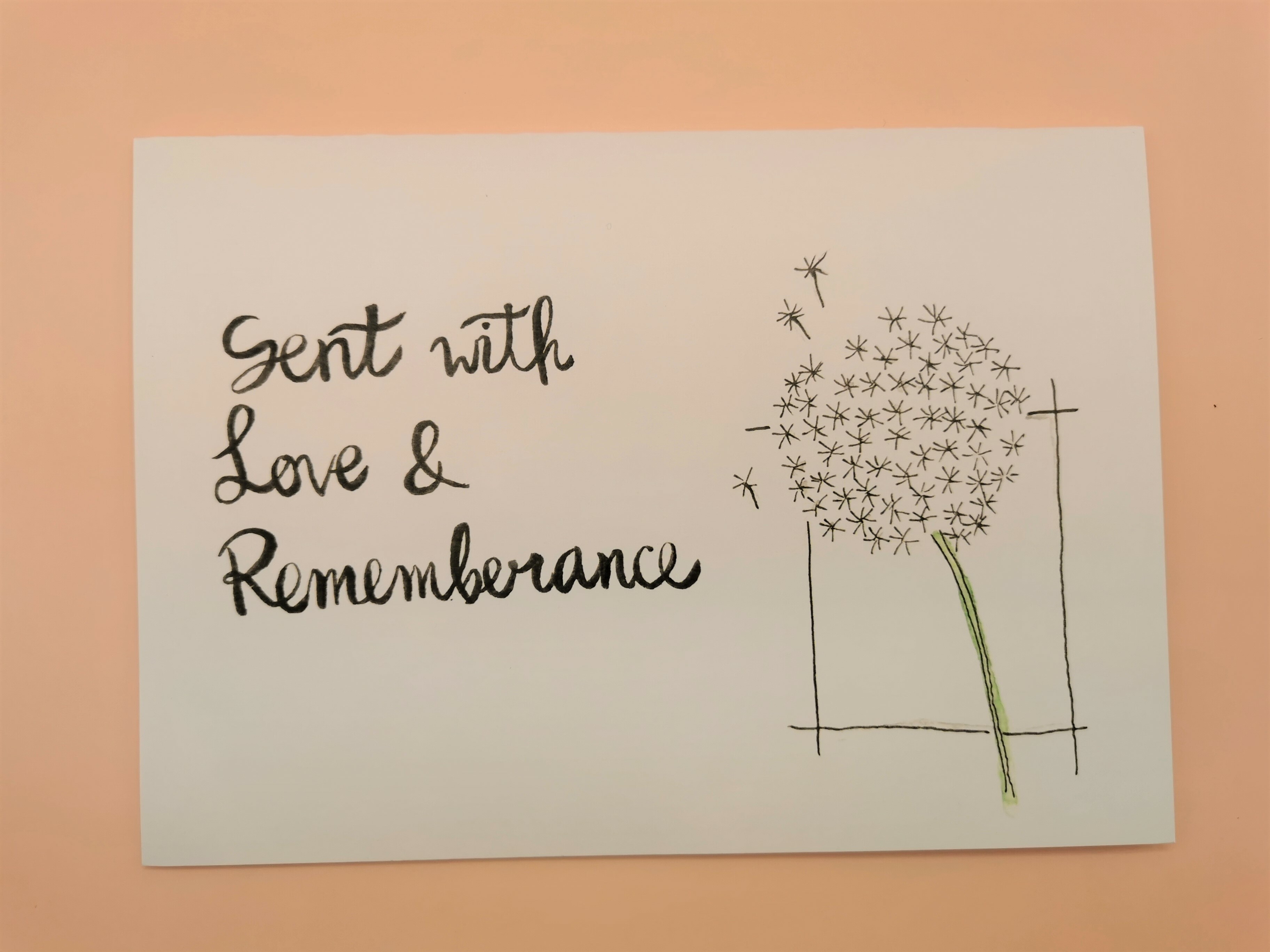 慰問卡 / 萬用卡  (Sent With Love &  Rememberance)