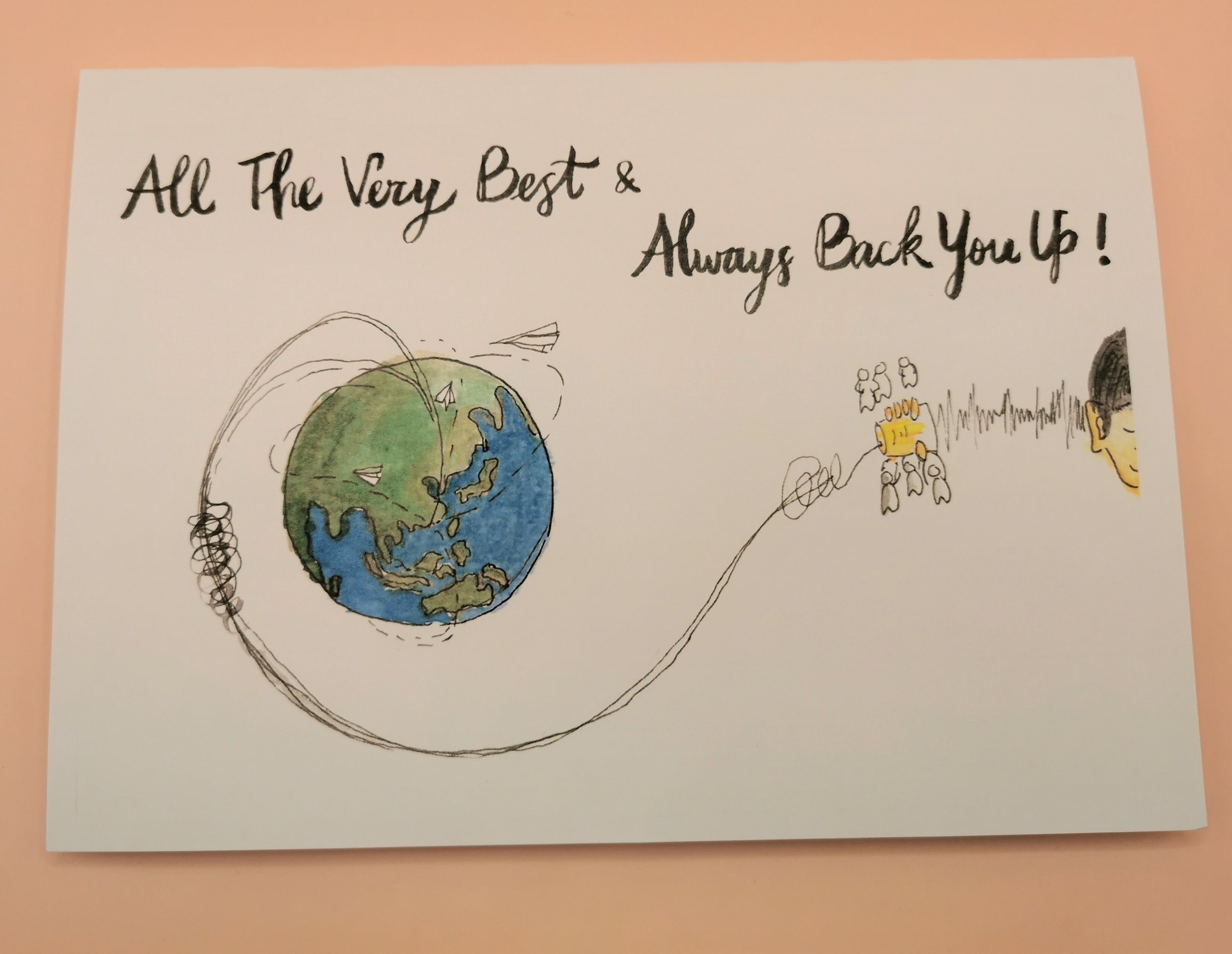 離別卡 / 祝福卡  (Always back you up)