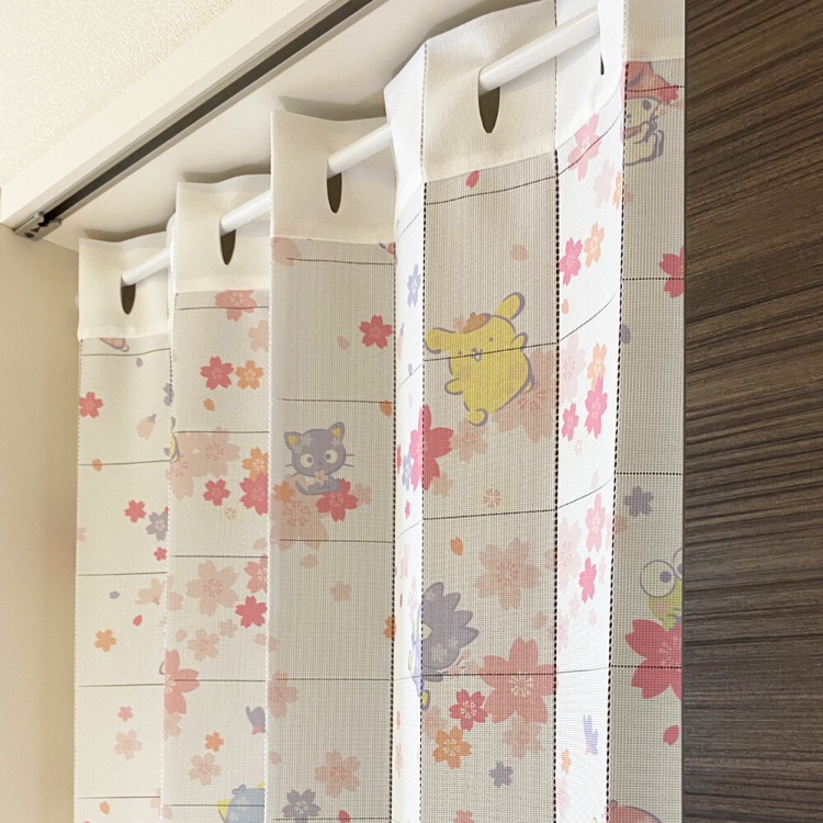 22143-MIX Sanrio 公仔大集合多用途風琴簾 櫻花 #CM22A-93591