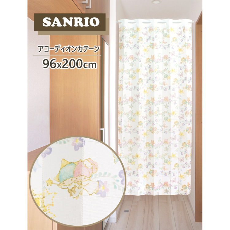 22143-TS Sanrio Little Twin Stars 多用途風琴簾 花卉園 #CM22A-93598