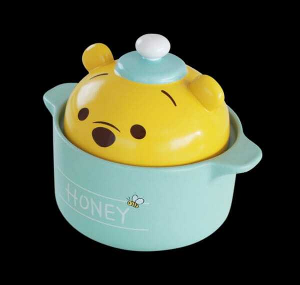 韓國直送 Disney 正版授權 小熊維尼 TSUM TSUM  陶瓷煲 7-11限定款 煮飯仔 WINNIE THE POOH 阿POOH 打邊爐 煲湯 明火煮食 韓國風 粉色系 今晚食乜餸