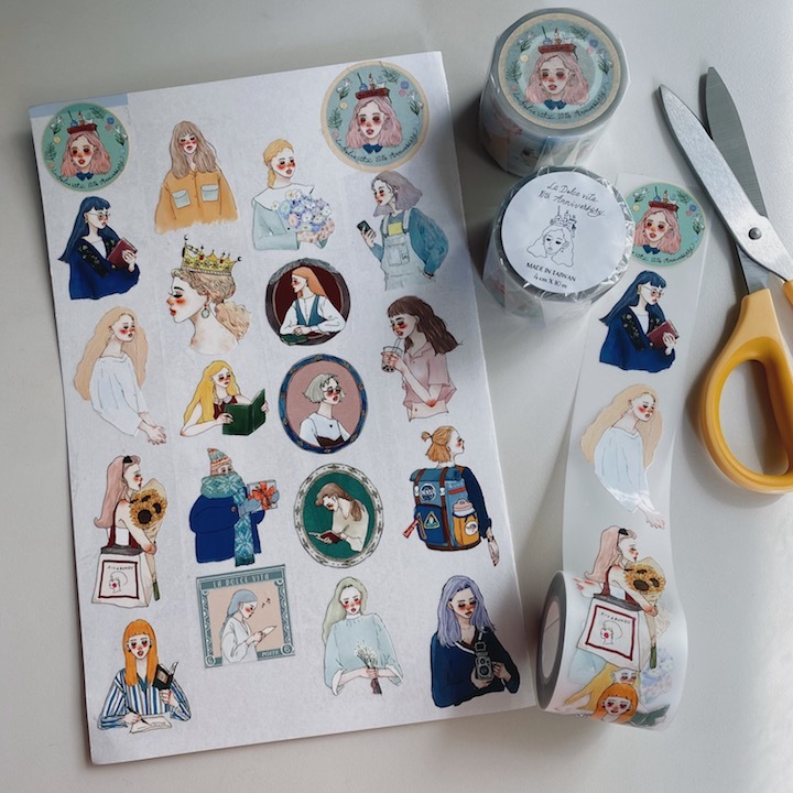 甜蜜生活十週年紀念 霧面PET膠帶