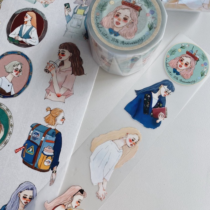 甜蜜生活十週年紀念 霧面PET膠帶