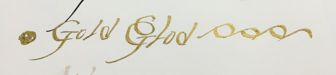 金色(Gold) 復古蟲膠墨水 50ml（沾水筆用)｜德國Rohrer & Klingner