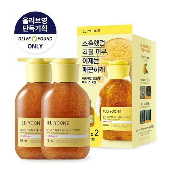 ILLIYOON Fresh Moisture Scrub Wash 400ml [Olive Young Double Planning Set]