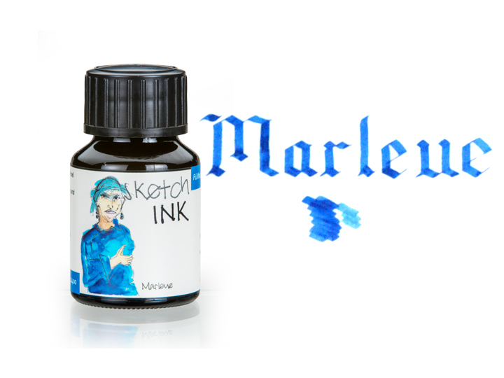 淺藍(Marlene) 速寫墨水 50ml｜德國Rohrer & Klingner