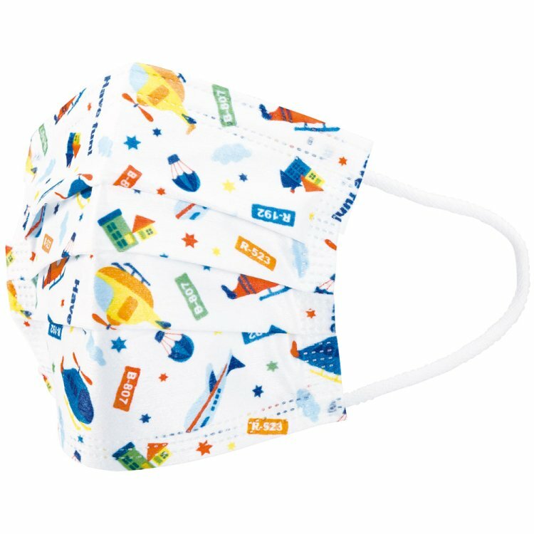 Skater 兒童平面口罩袋裝10片 4歲以上 直升機