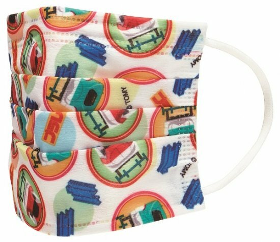 Skater 兒童平面口罩袋裝10片 4歲以上 新幹線