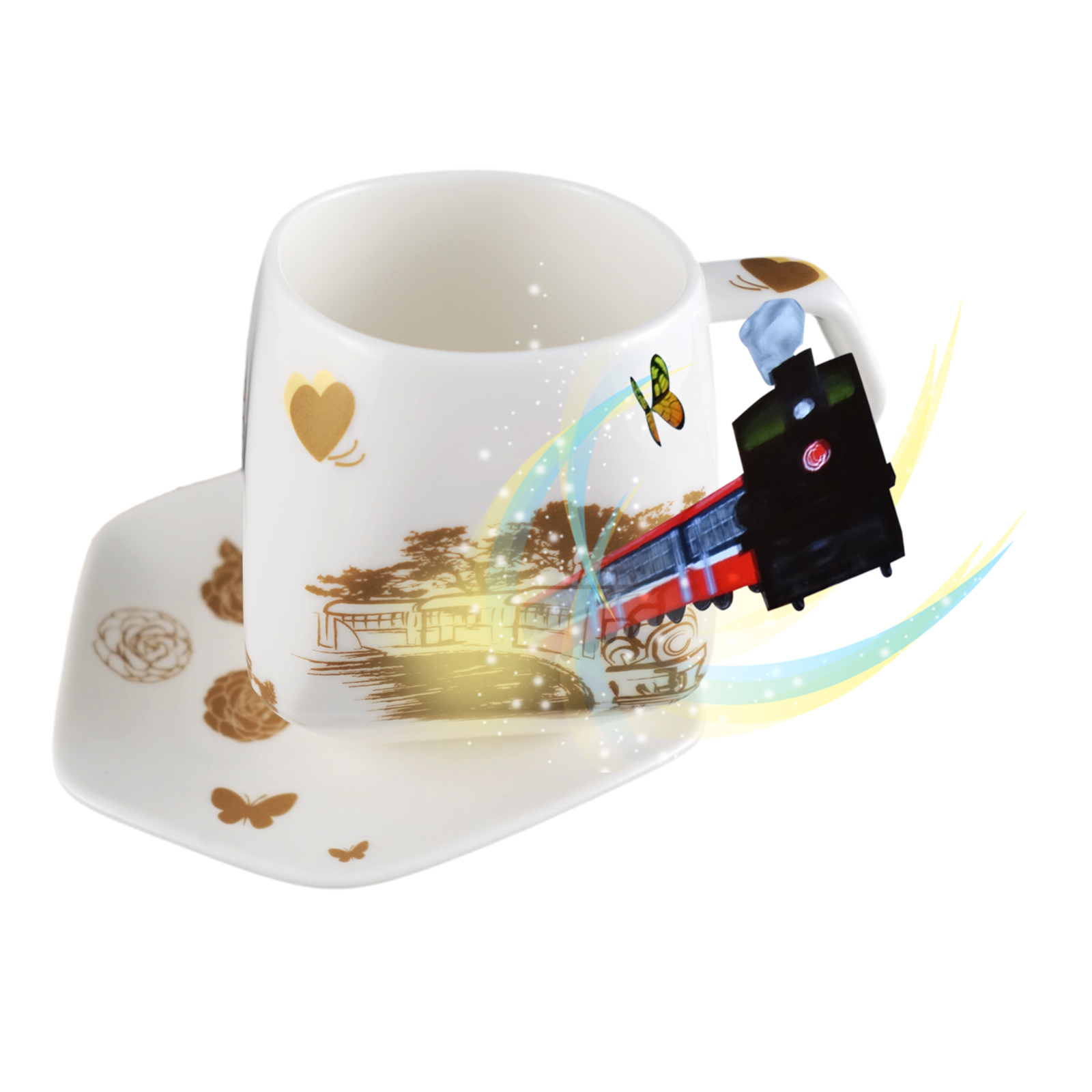 L40-3D風華台灣天燈咖啡杯