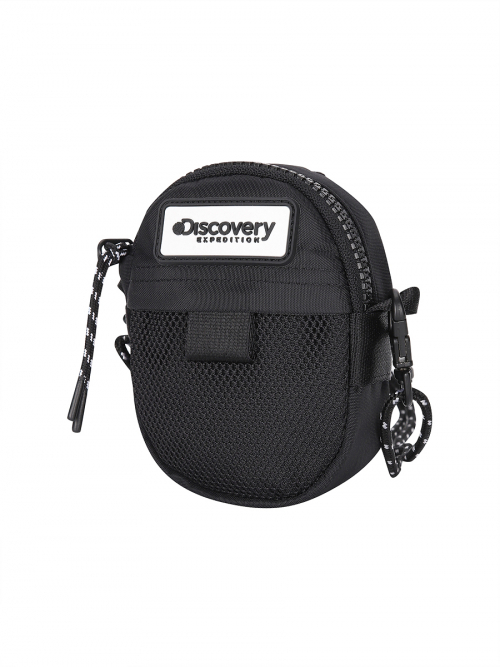 Discovery mini pouch 迷你 側背 網眼 圓形 小包 背包 黑 DXPO0202N-BKS