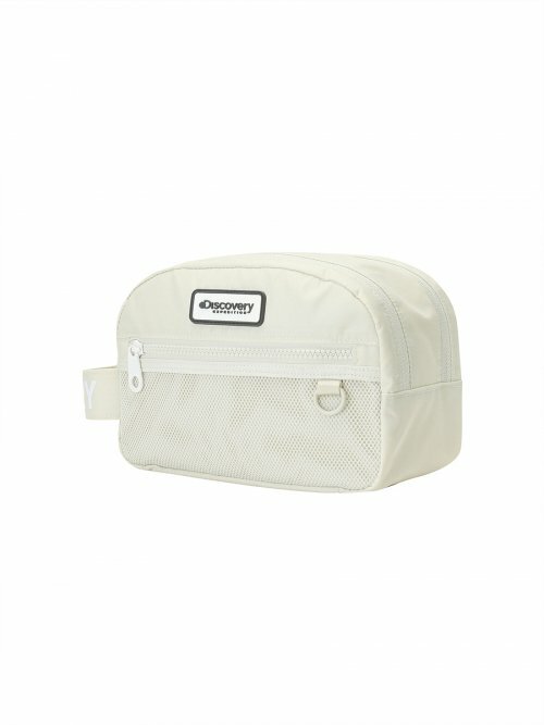 Discovery pouch 網眼 方形收納包 腰包 奶油白 JUN