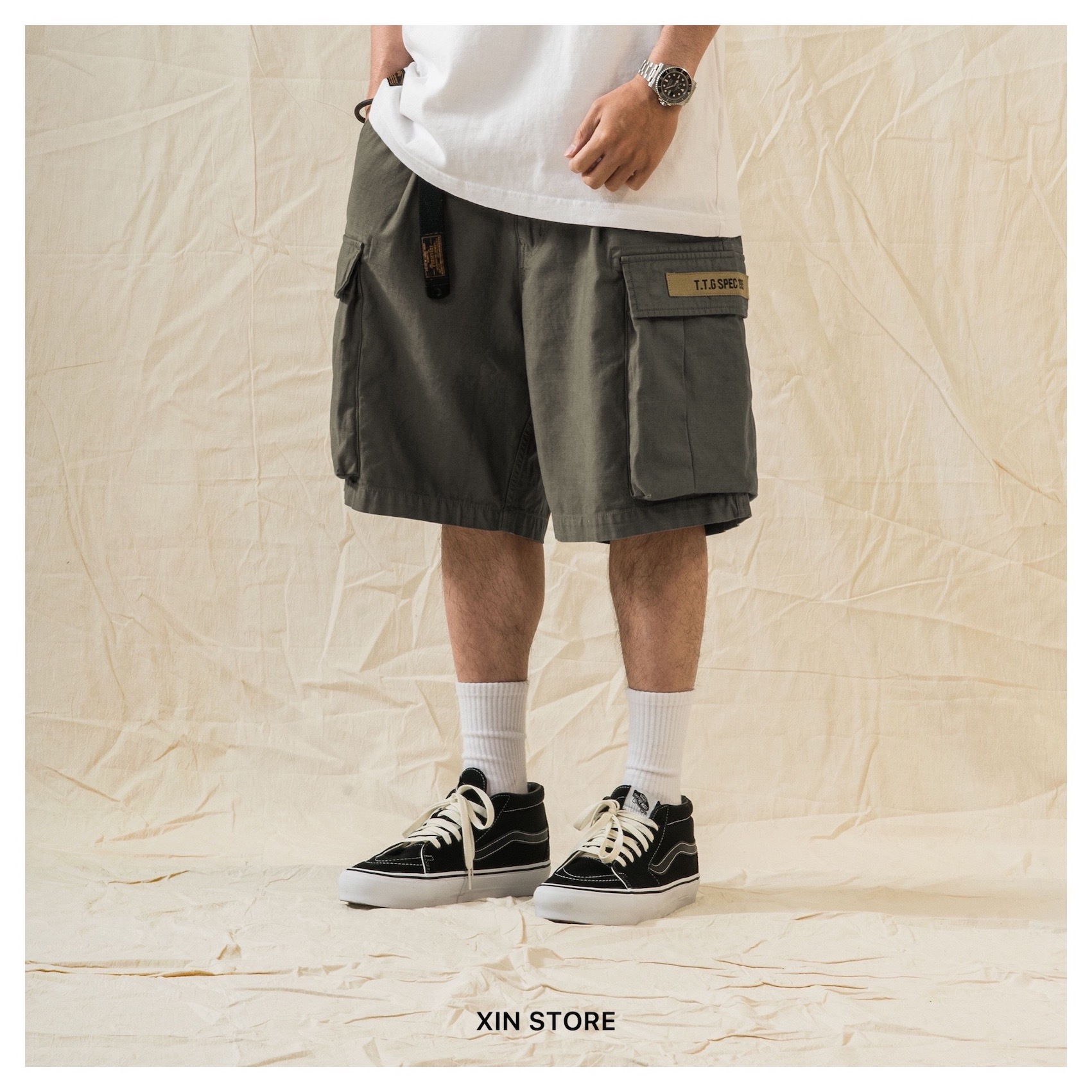 Persevere T.T.G. III Cargo Shorts 口袋 短褲 工裝褲 軍短褲 三色