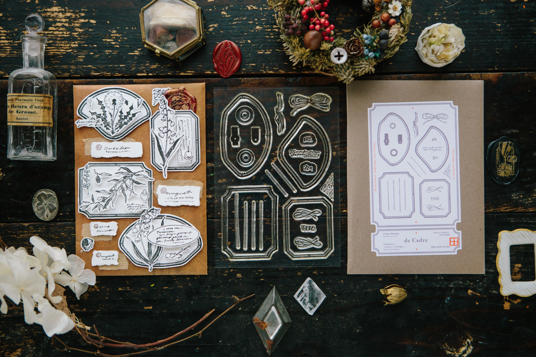 OURS - de Cadre Clear Stamp Sheet