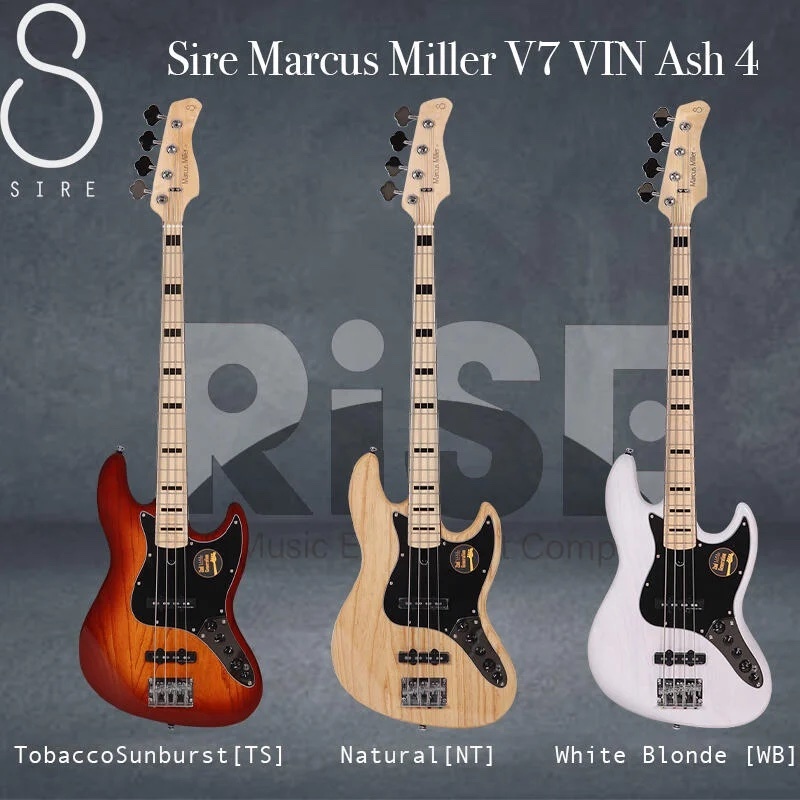公司貨 Sire Marcus Miller V7 VIN 2Gen Ash Bass/電貝斯(含袋)