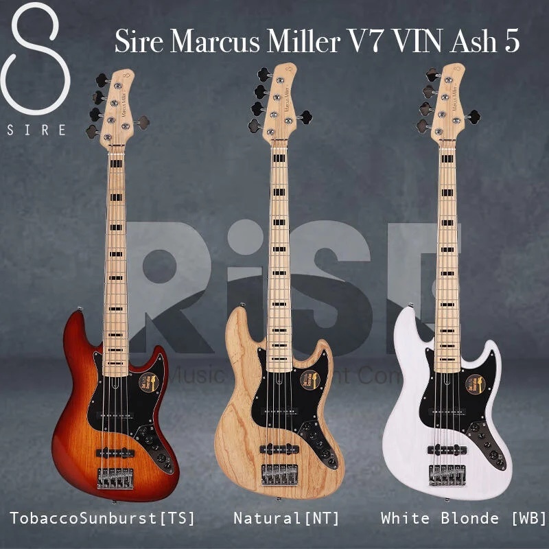 公司貨Sire Marcus Miller V7 VIN 2Gen Ash Bass/電貝斯(含袋)