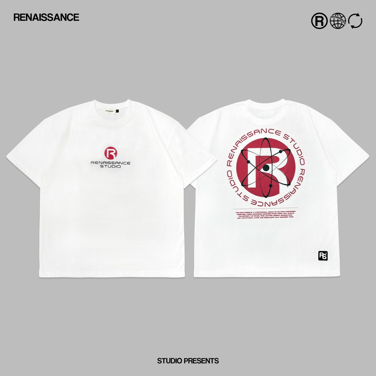 RENAISSANCE 原子R LOGO 短袖 T 生化Logo “ ATOM R LOGO TEE “