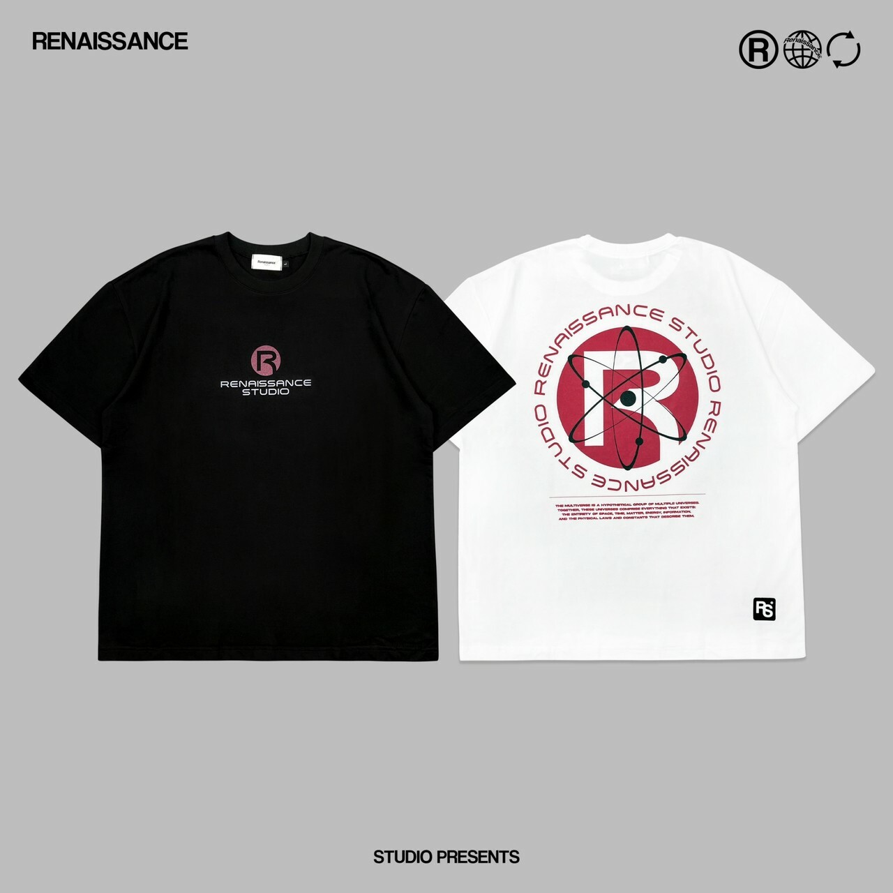 RENAISSANCE 原子R LOGO 短袖 T 生化Logo “ ATOM R LOGO TEE “