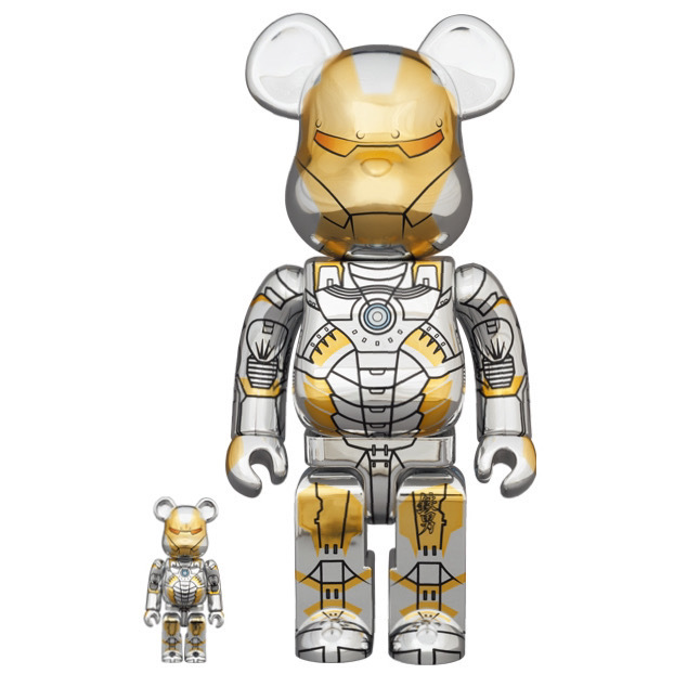 🥇現貨🥇Bearbrick 400% 100% IRONMAN SORAYAMA
