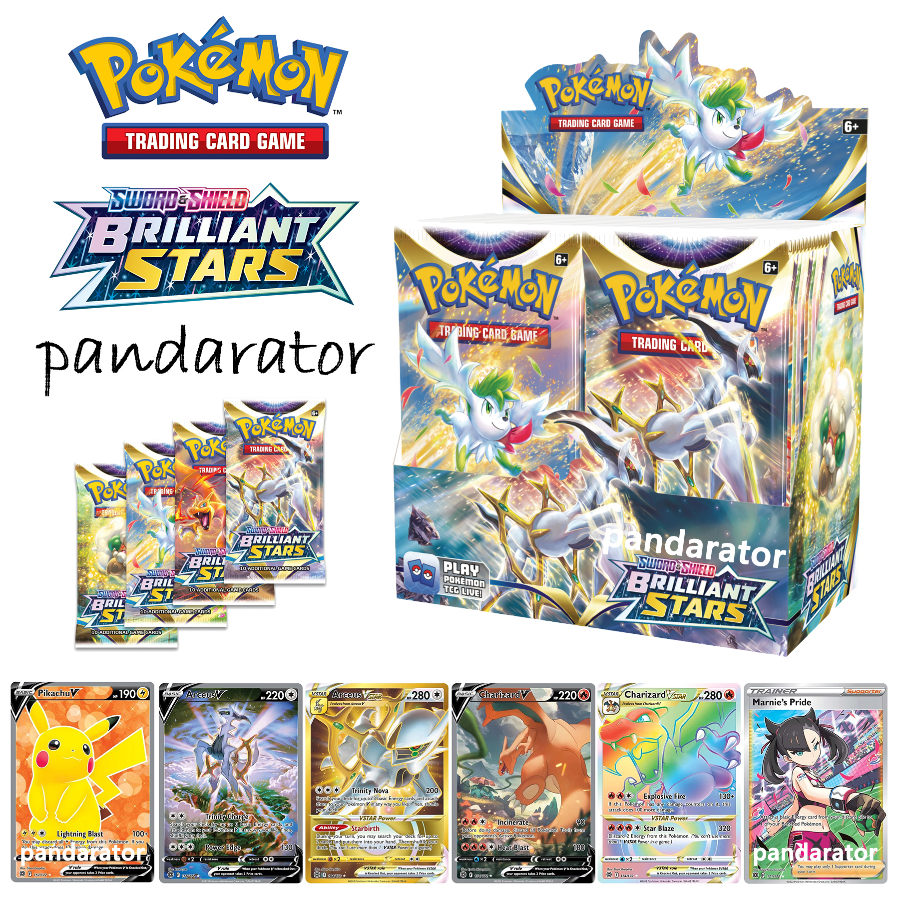 SS9 Brilliant Stars Booster Box (36 pack)