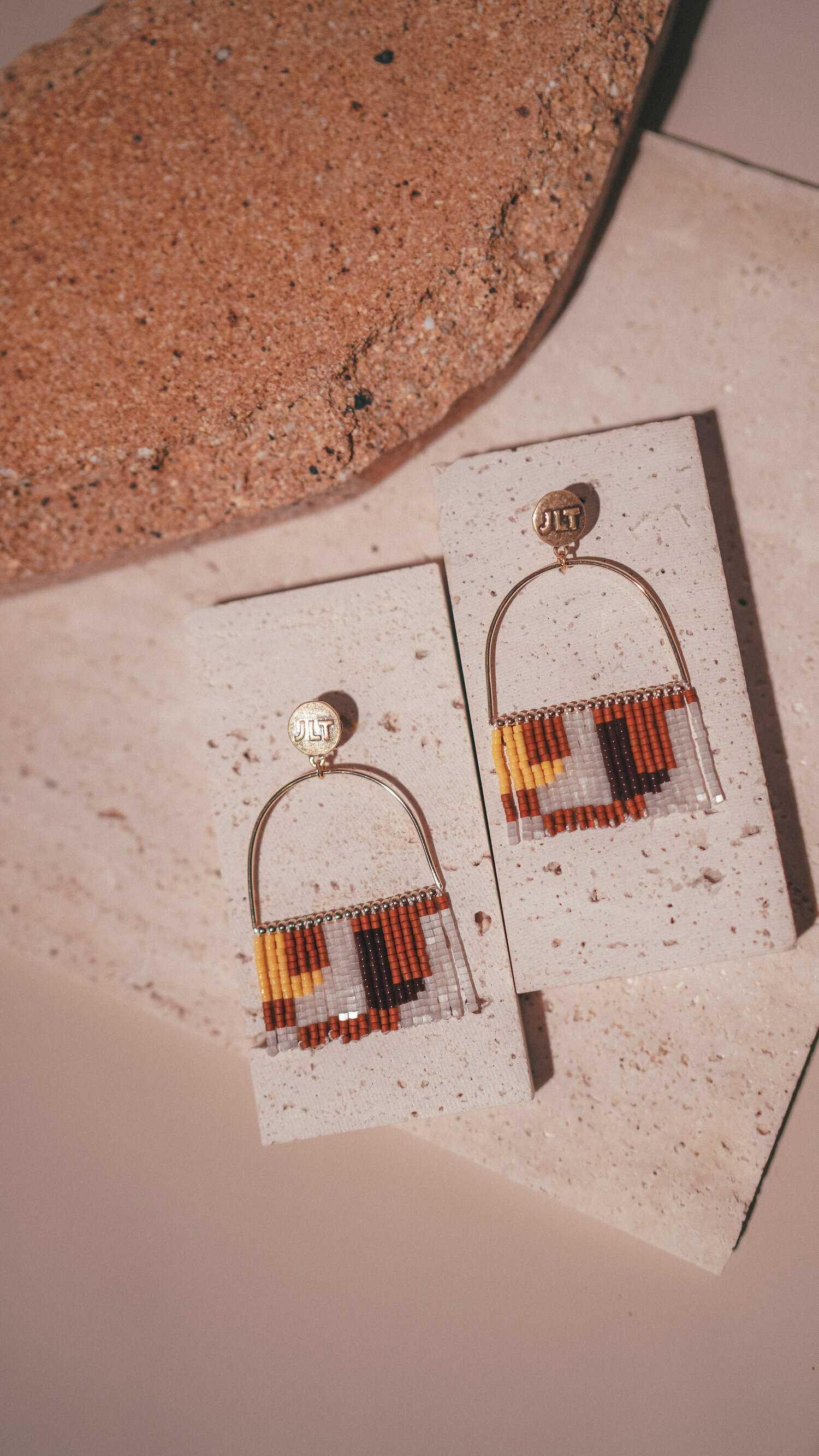 【Just Africa】Hatari - 串珠耳環（耳夾款）