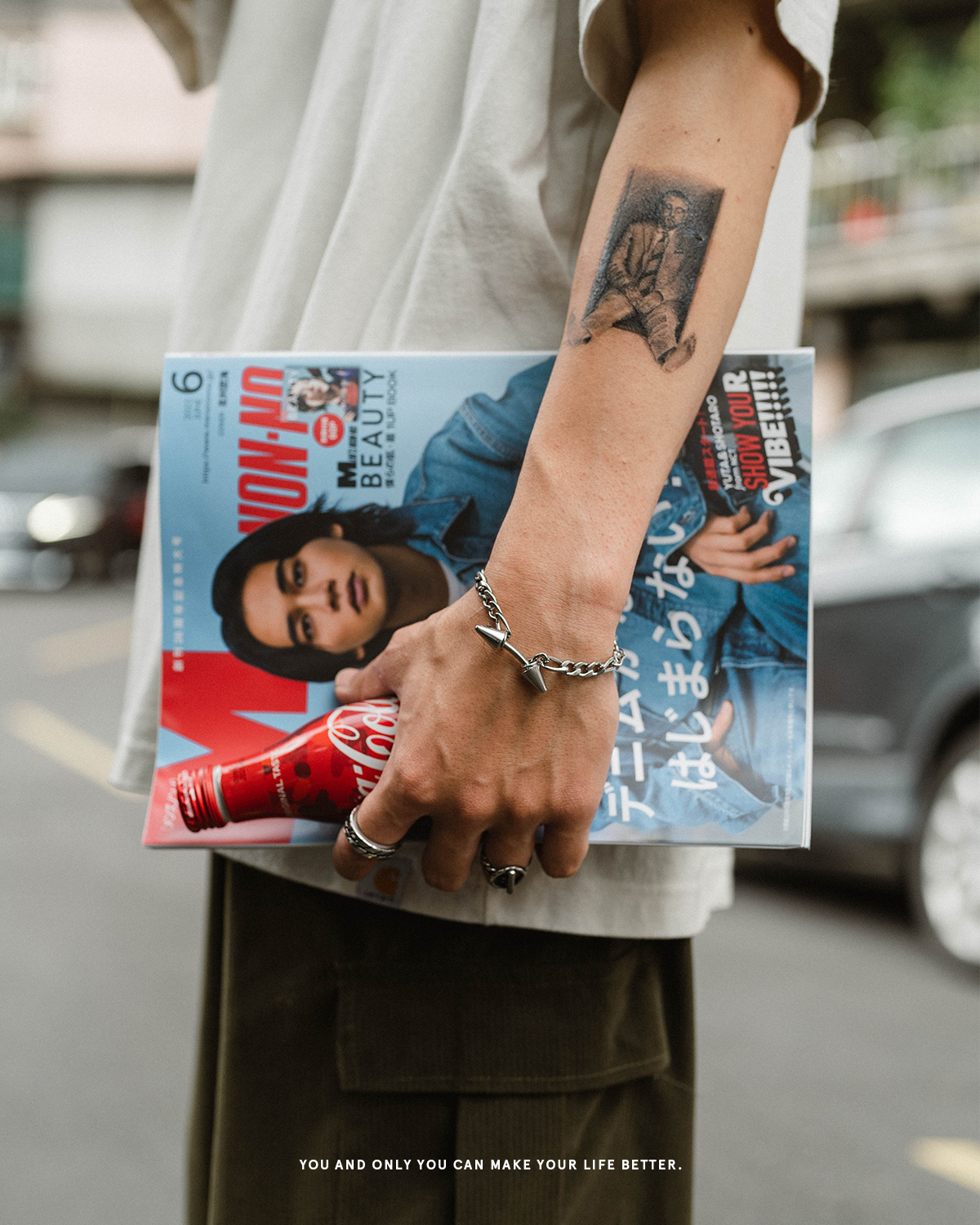 #現貨 (ACCB511) 鋼手鍊 雙頭鉚釘