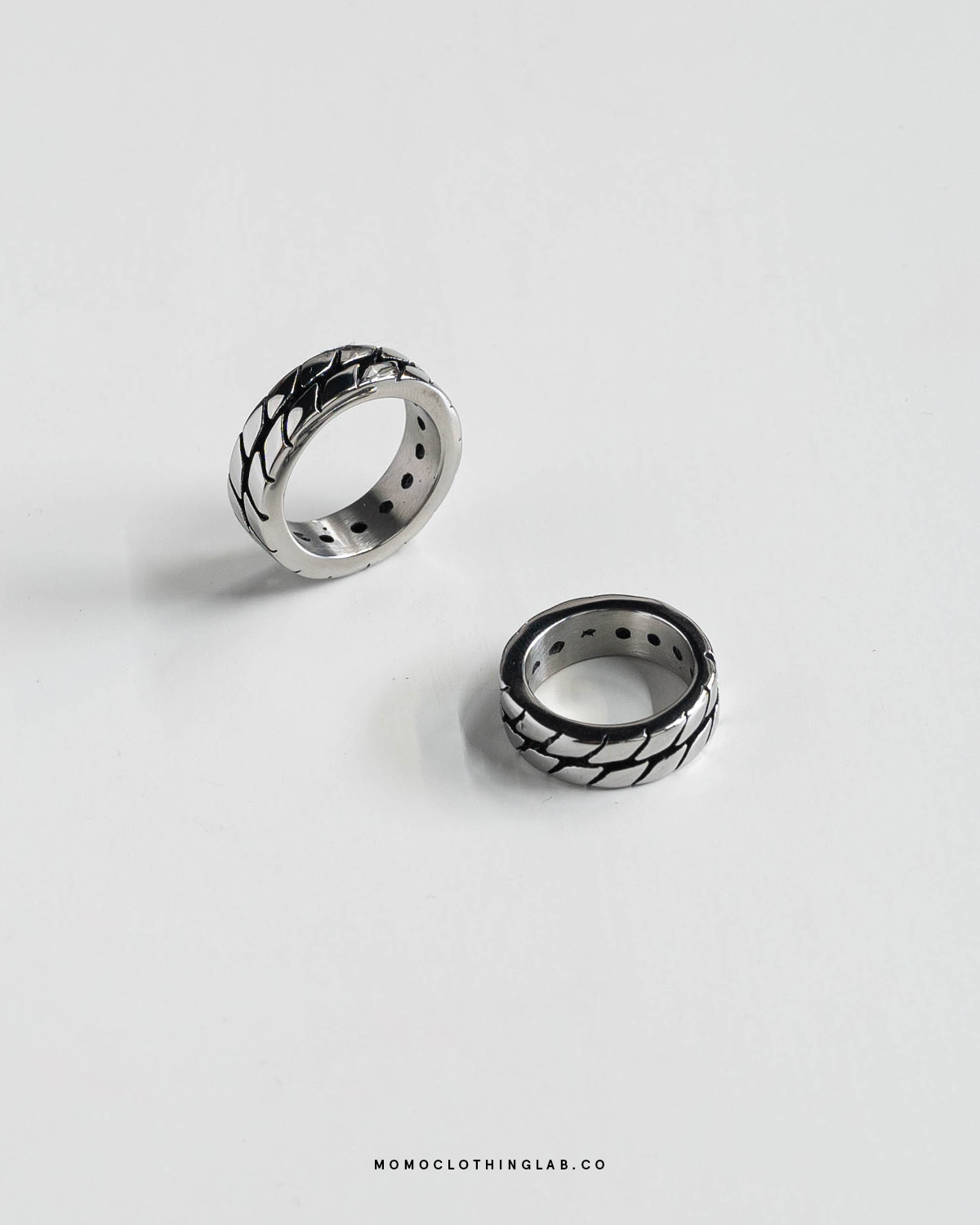 #現貨 (ACCR525) 鋼戒 個性斜紋輪胎戒