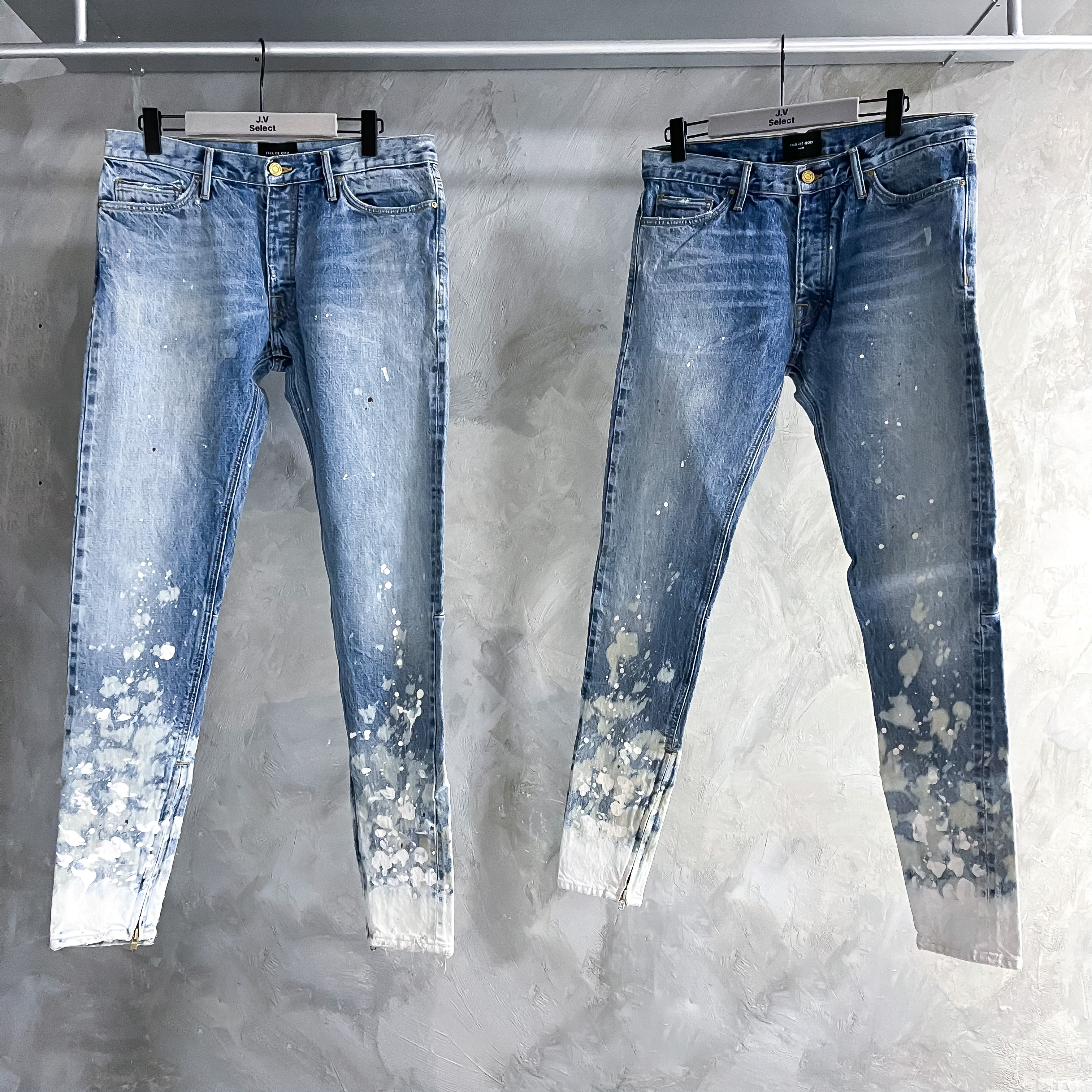 Fear of God 5th Indigo Selvedge Painters Denim Jeans