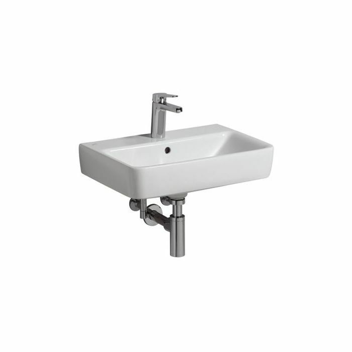 GEBERIT Plan 55*37cm面盆 | 德國原裝進口| 釉面耐髒抗刮