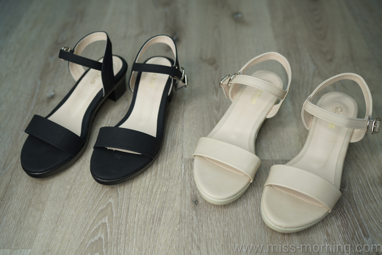 一字帶款涼鞋(88036)