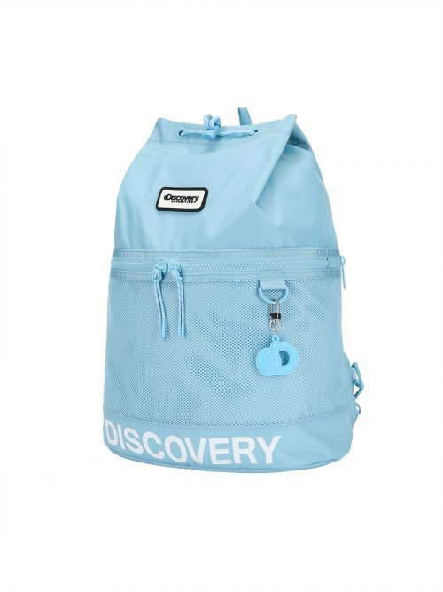 Discovery emoji 輕便 抽繩 雙肩 後背包 藍 DXBK0202N-SBS