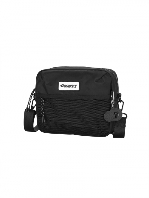 Discovery emoji 方形 斜肩 斜背包 側背包 黑色 DXCR0402N-BKS