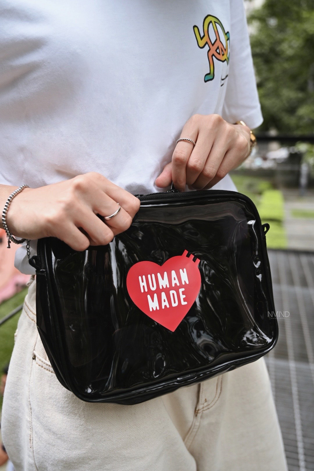 ランド HUMANMADE 限定 ポーチ ブラック mDKAI-m70046461866 PVC POUCH