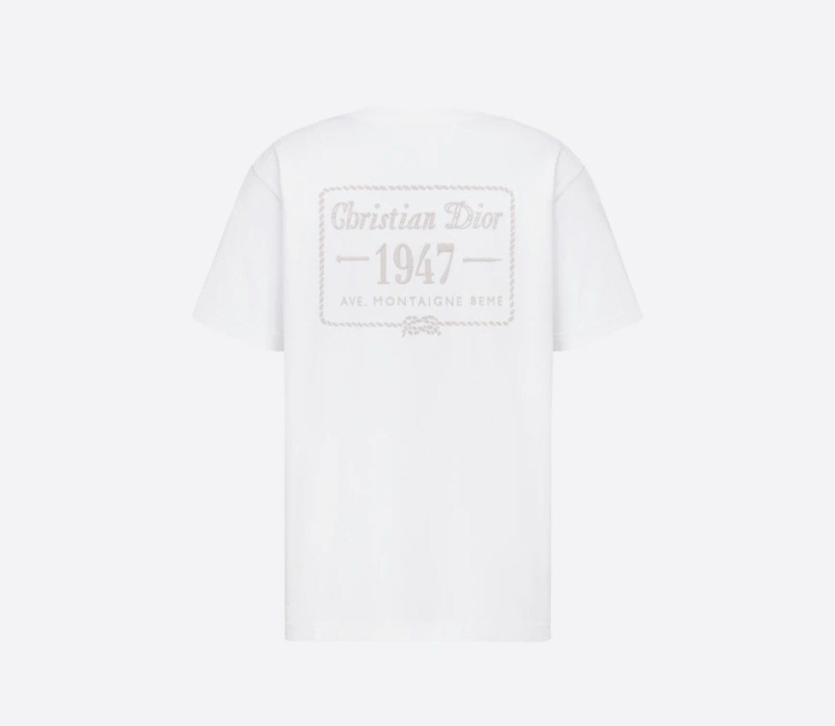 Dior relaxed fit CD 1947 Tshirt