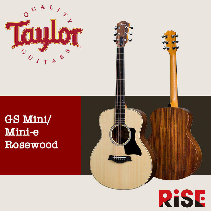 Taylor GS Mini/Mini-e RW 玫瑰木 面單板 旅行吉他 民謠吉他